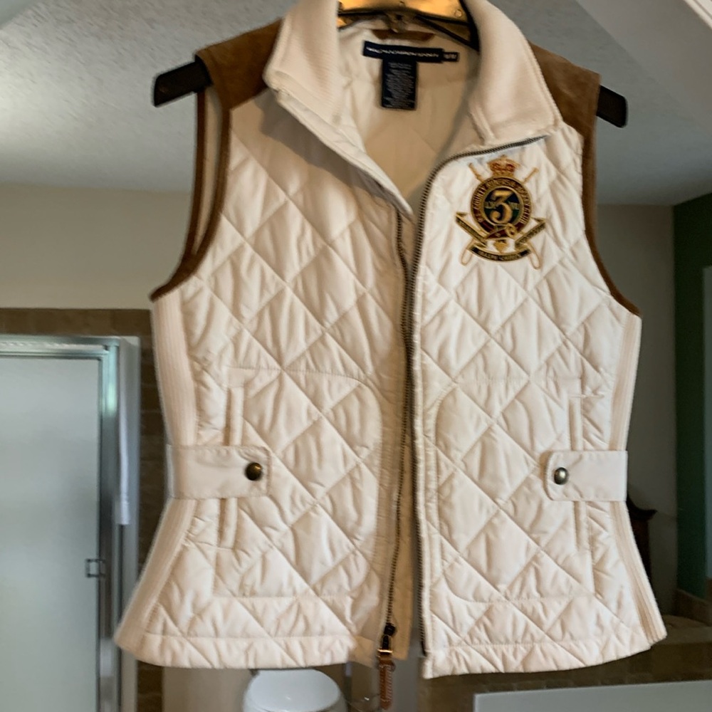 Ivory Ralph Lauren Vest